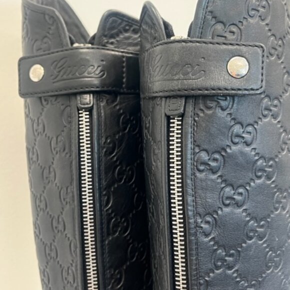 GUCCI GG Embossed leather riding boots us 7/ EU 37 - Picture 4 of 10